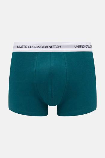 Boxerky United Colors of Benetton pánské, tyrkysová barva