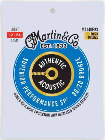 Martin Authentic SP 80/20 Bronze Light - 3 Packs