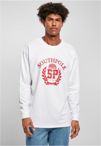 Southpole College Longsleeve white - L