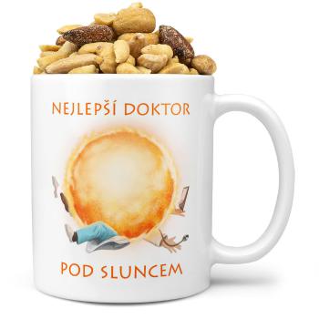 Hrnek Doktor pod sluncem (Náplň hrníčku: Směs slaných oříšků)