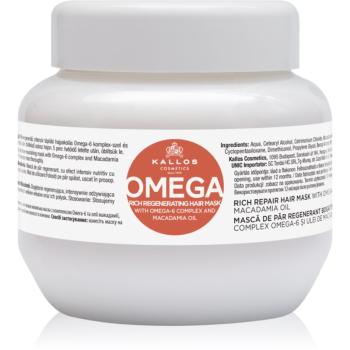 Kallos KJMN Professional Omega vyživující maska na vlasy s omega 6 komplexem a makadamia olejem 275 ml