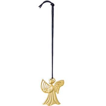 Vánoční ozdoba na stromeček HARP ANGEL Rosendahl 7 cm zlatá