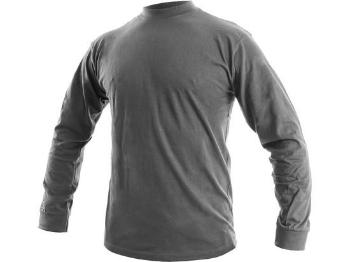 Pánské tričko s dlouhým rukávem PETR, zinkové, vel. L
