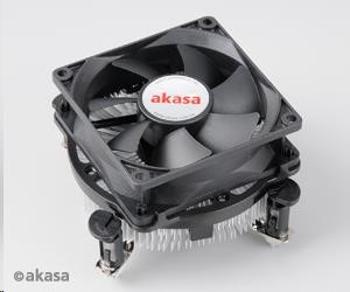 AKASA Chladič CPU AK-CCE-7102EP pro Intel  LGA 775 a 1156, 80mm PWM ventilátor, do 73W, AK-CCE-7102EP