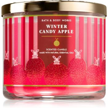 Bath & Body Works Winter Candy Apple vonná svíčka 411 g