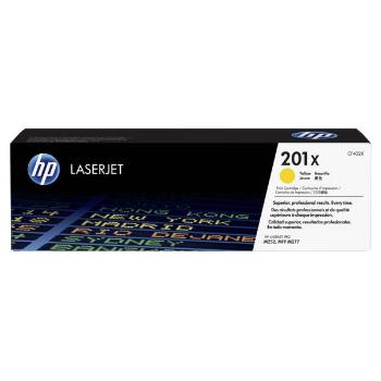 HP CF402X - originální toner HP 201X, žlutý, 2300 stran