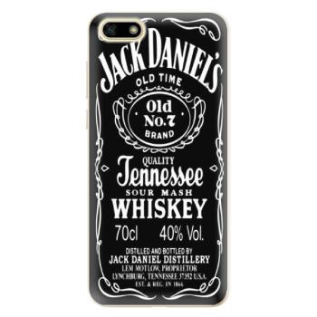 Odolné silikonové pouzdro iSaprio - Jack Daniels - Huawei Y5 2018