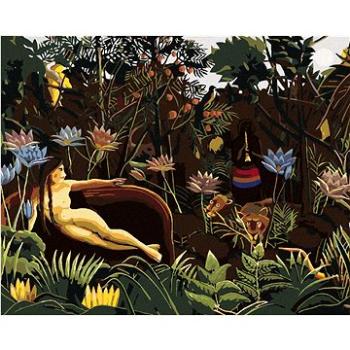 Diamondi - Diamantové malování - SEN (HENRI ROUSSEAU), 40x50 cm, bez rámu a bez vypnutí plátna (605767A)