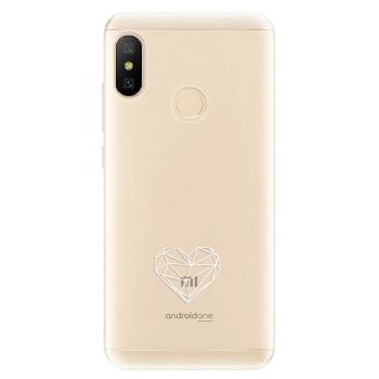 Odolné silikonové pouzdro iSaprio - čiré - Digital Love - Xiaomi Mi A2 Lite