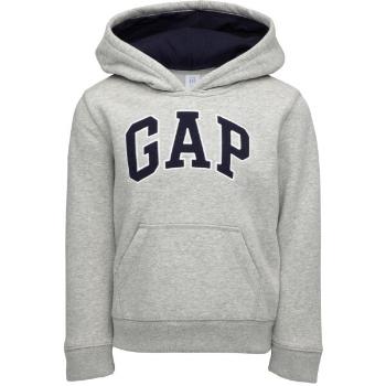 GAP PULLOVER LOGO Chlapecká mikina, šedá, velikost