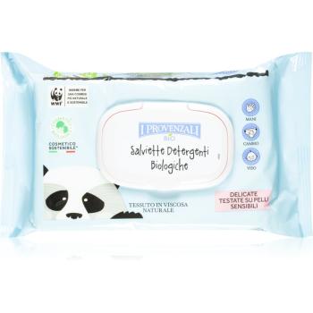 I Provenzali BIO Baby Wet Wipes vlhčené čisticí ubrousky pro děti od narození 64 ks