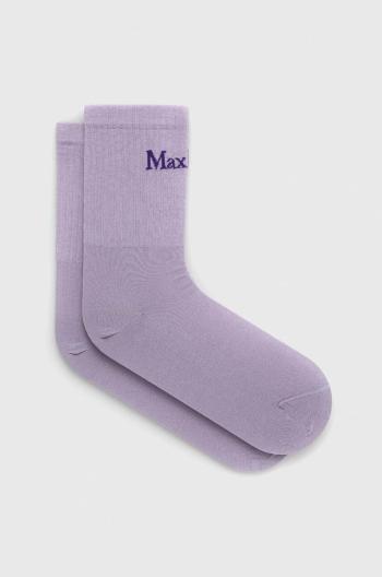 Ponožky Max Mara Leisure dámské, fialová barva