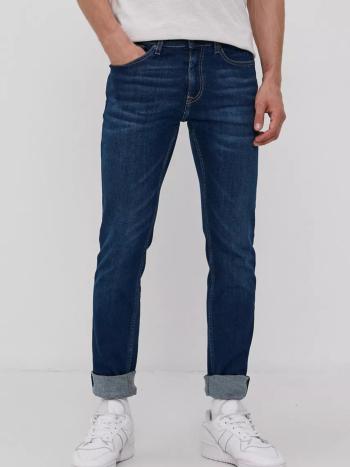 Tommy Jeans pánské tmavě modré džíny SCANTON - 33/32 (1BK)