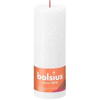 BOLSIUS rustikální sloupová mrazivá bílá 190 × 68 mm (8717847146731)
