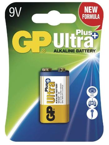 GP 9V Ultra Plus, alkalická (6LR61) - 1 ks