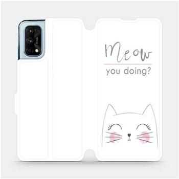 Flipové pouzdro na mobil Realme 7 Pro - M098P Meow you doing? (5903516585540)