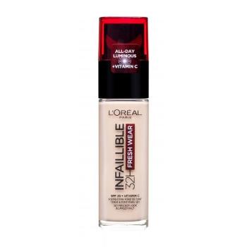 L'Oréal Paris Infaillible 32H Fresh Wear SPF25 30 ml make-up pro ženy 110 Rose Vanilla na všechny typy pleti