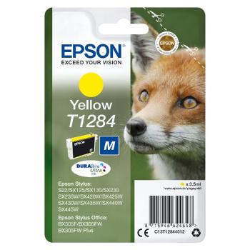 EPSON T1284 (C13T12844022) - originální cartridge, žlutá, 3,5ml