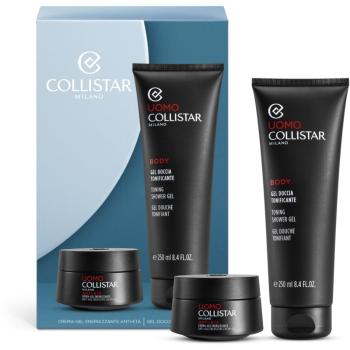 Collistar Uomo Anti-age Energizing Cream Cream-Gel+Toning Shower Gel dárková sada