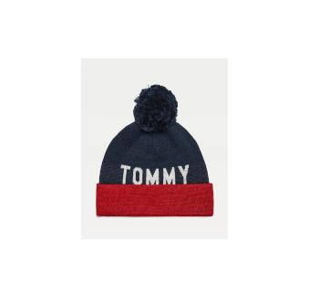 Tommy Hilfiger Tommy Jeans dámská modrá čepice TJW SEASONAL LUREX BEANIE