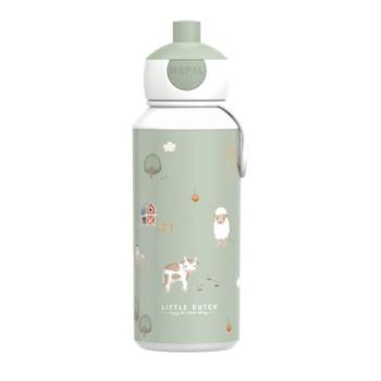 MEPAL Láhev na pití little dutch pop-up campus 400 ml - little farm