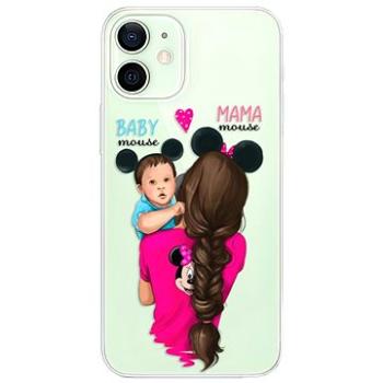 iSaprio Mama Mouse Brunette and Boy pro iPhone 12 (mmbruboy-TPU3-i12)