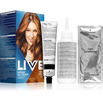 Schwarzkopf LIVE Intense Colour permanentní barva na vlasy odstín 7.57 Sweet Toffee