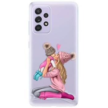 iSaprio Kissing Mom - Blond and Girl pro Samsung Galaxy A52/ A52 5G/ A52s (kmblogirl-TPU3-A52)