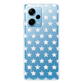 Odolné silikonové pouzdro iSaprio - Stars Pattern - white - Xiaomi Redmi Note 12 Pro+ 5G