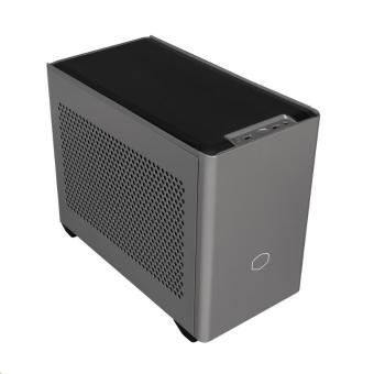 Cooler Master case MasterBox NR200P MAX, mini-ITX, šedá, integrovaný vodní chladič, zdroj 850W