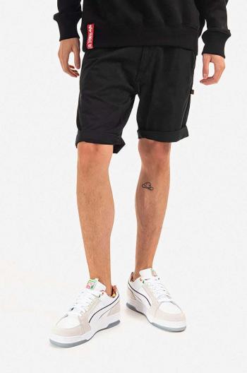 Bavlněné šortky Alpha Industries Kerosene Short černá barva, 176204.03-black