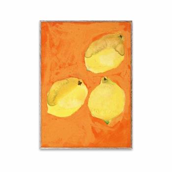 Premium Framed Art Lemons – Museum Glass – 70 × 100 cm