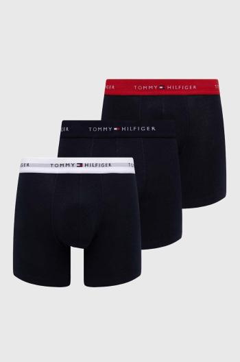 Boxerky Tommy Hilfiger 3-pack pánské, tmavomodrá barva, UM0UM02765