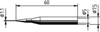 Tužkový pájecí hrot Ersa 0172BD/SB 0172BD, Velikost hrotů 1.10 mm, 1 ks