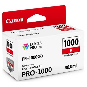 CANON PFI-1000 R - originální cartridge, červená, 5355 stran