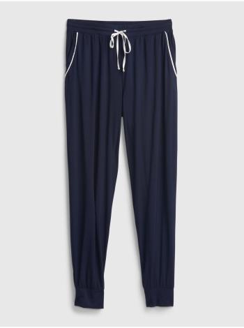 Modré dámské pyžamové kalhoty