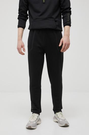 Tréninkové kalhoty Calvin Klein Performance pánské, černá barva, s potiskem
