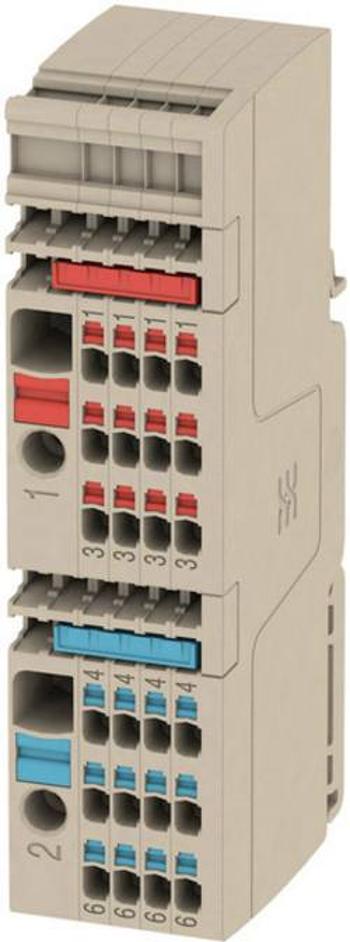 Rozvodná svorkovnice Weidmüller SET AAP11 6/1.5/12C, 2506090000, béžová, 1 ks