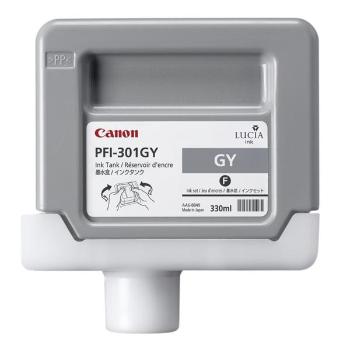 CANON PFI-306 GY - originální cartridge, šedá, 330ml