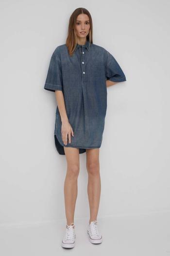 Džínové šaty G-Star Raw mini, oversize