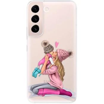 iSaprio Kissing Mom - Blond and Girl pro Samsung Galaxy S22 5G (kmblogirl-TPU3-S22-5G)