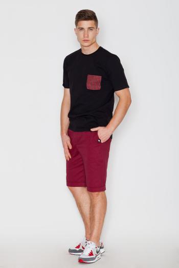 PÁNSKÉ BASIC ŠORTKY V022 DEEP RED Velikost: 2XL