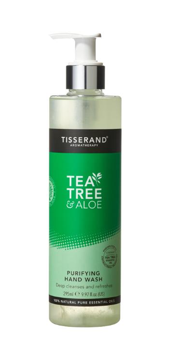 Tisserand čisticí gel na ruce s Tea Tree a Aloe vera, 295 ml