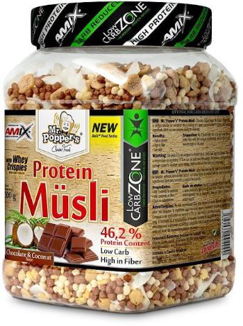 Amix Mr. Popper ´s Protein Müsli, Čokoláda-kokos, 500 g