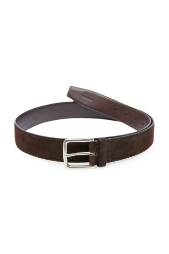 OPASEK GANT CLASSIC SUEDE BELT hnědá 110