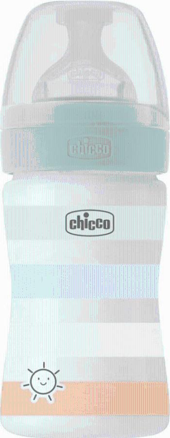 Chicco Láhev kojenecká Well-being silikon 150 ml kluk