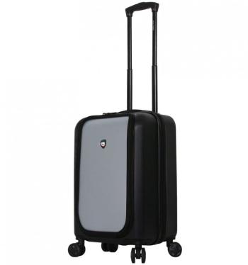 Mia Toro M1709/2-S Carbonio Superior cestovní kufr TSA 58 cm 41-51 l Black/Silver