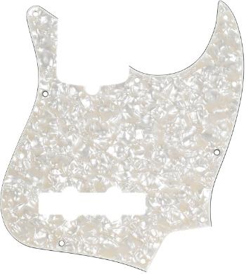 Fender Pickguard, Jazz Bass®, 10-Hole Mount, Aged White Pearl, 4-Ply