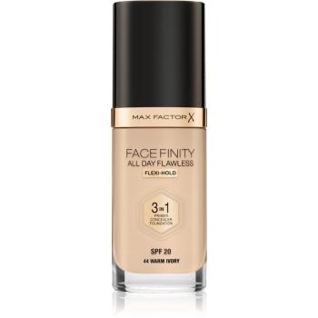 Max Factor Facefinity All Day Flawless dlouhotrvající make-up SPF 20 odstín 44 Warm Ivory 30 ml