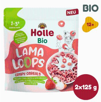 Holle Bio cereálie Lama Loops 2 x 125 g